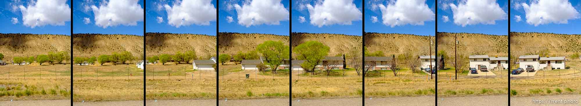 driving from Green River to Moab, passenger side view