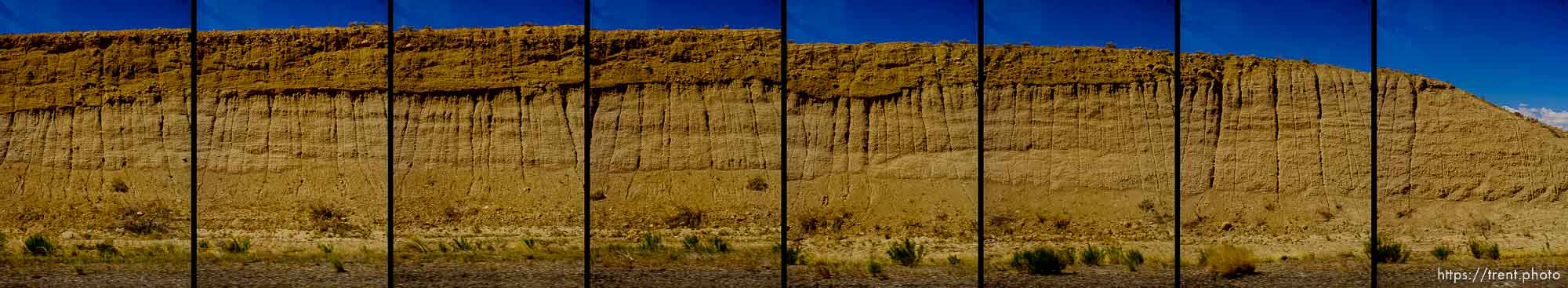 driving from Green River to Moab, passenger side view