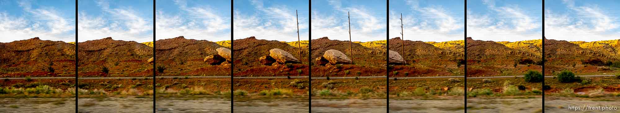 Driving from Moab to Provo, Tuesday, April 15, 2014.