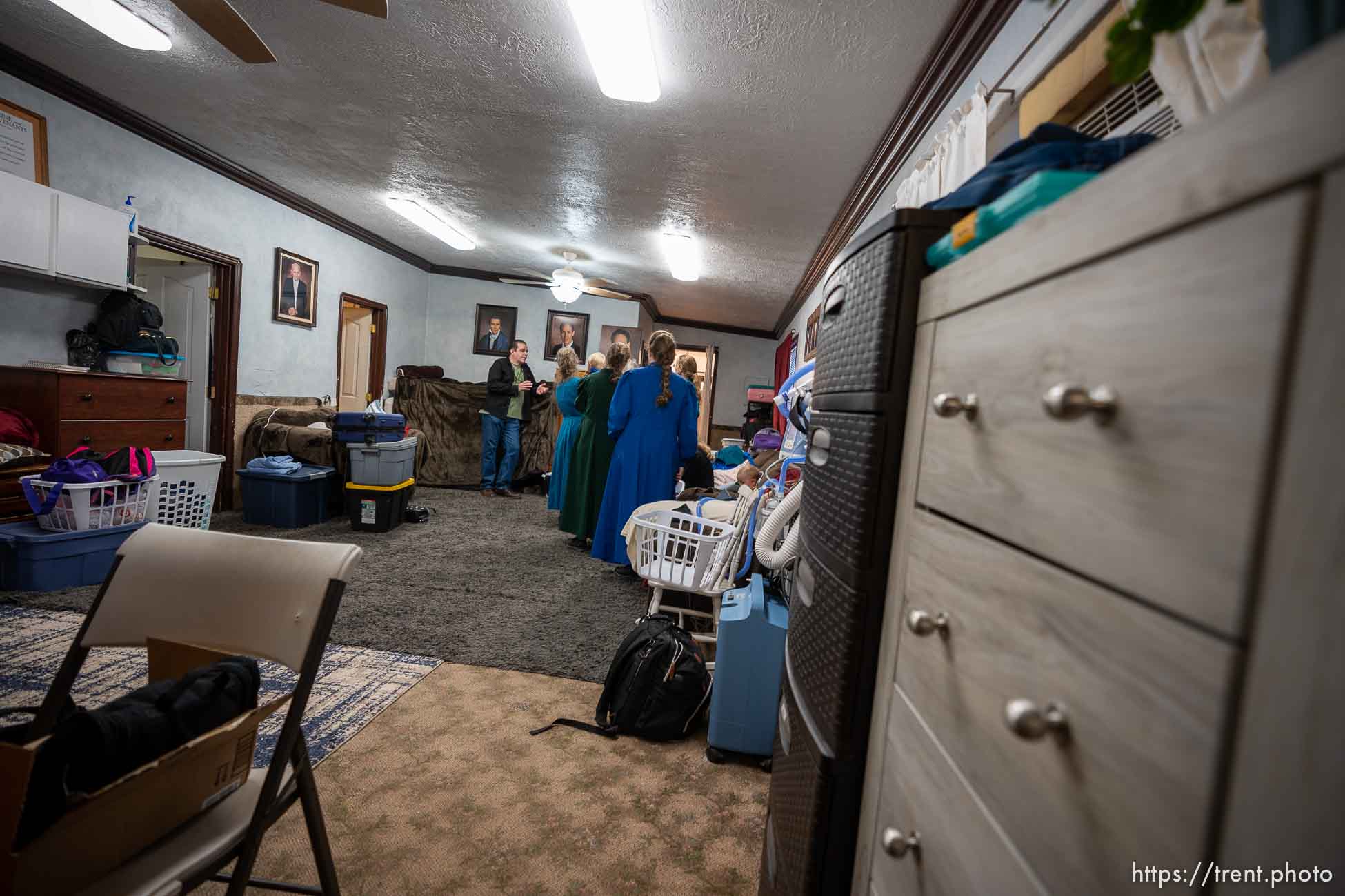 (Trent Nelson  |  The Salt Lake Tribune) Samuel Bateman's home in Colorado City, Ariz., after the FBI searched the property on Tuesday, Sept. 13, 2022.