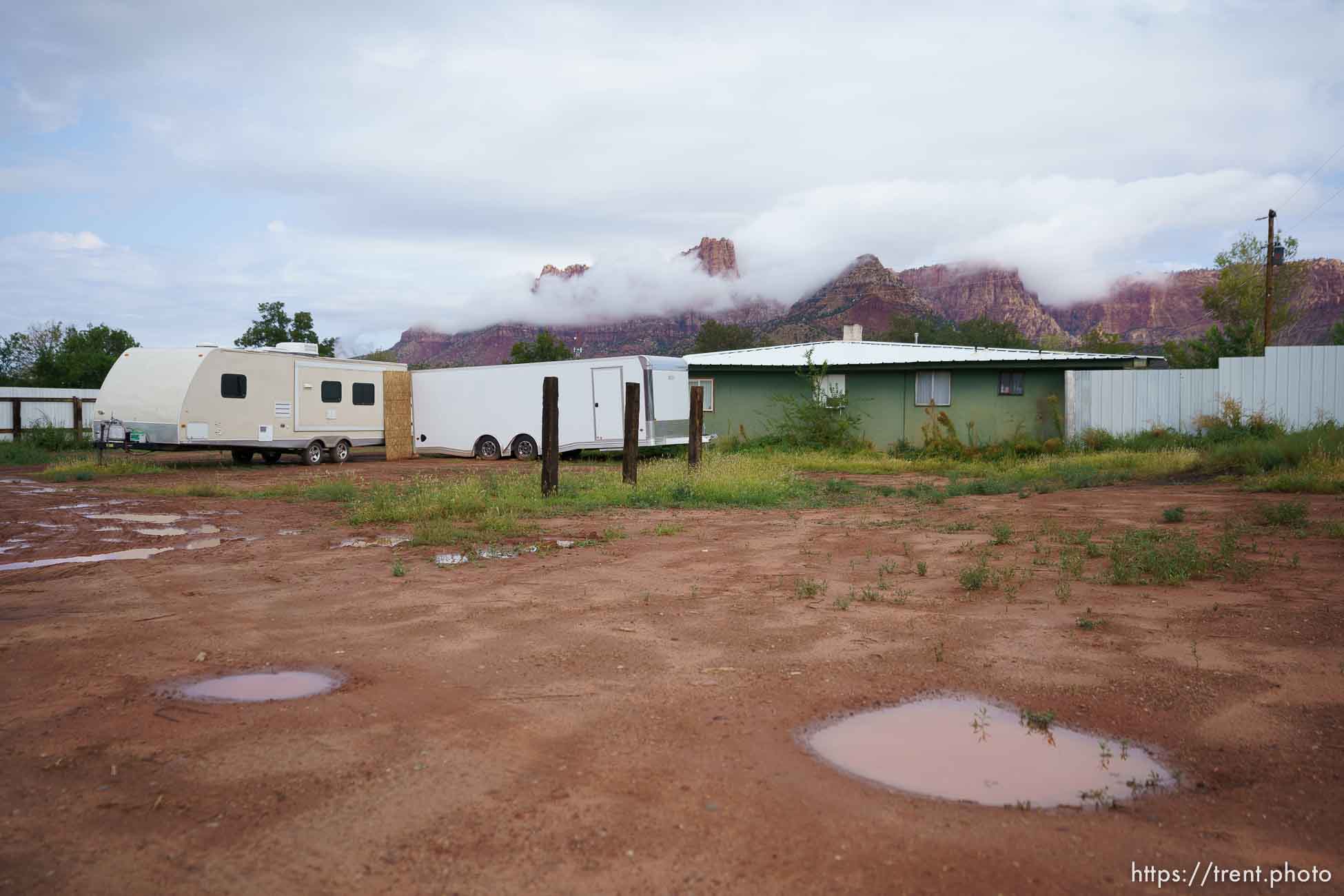 (Trent Nelson  |  The Salt Lake Tribune) Samuel Bateman home, the Green house, in Colorado City, Ariz., on Wednesday, Sept. 14, 2022.