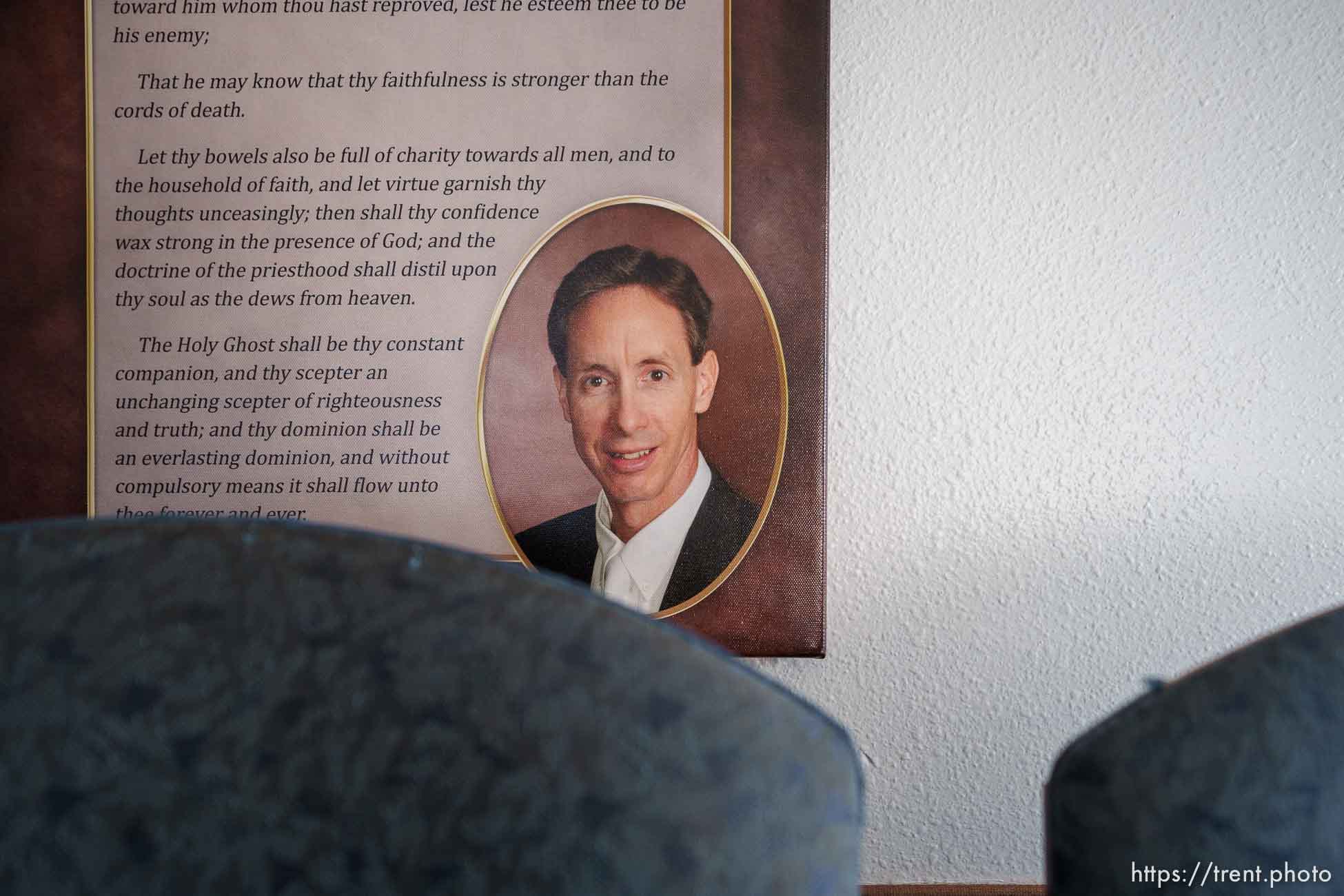 (Trent Nelson  |  The Salt Lake Tribune) Samuel Bateman's Blue house in Colorado City, Ariz., on Sunday, Sept. 18, 2022. warren jeffs