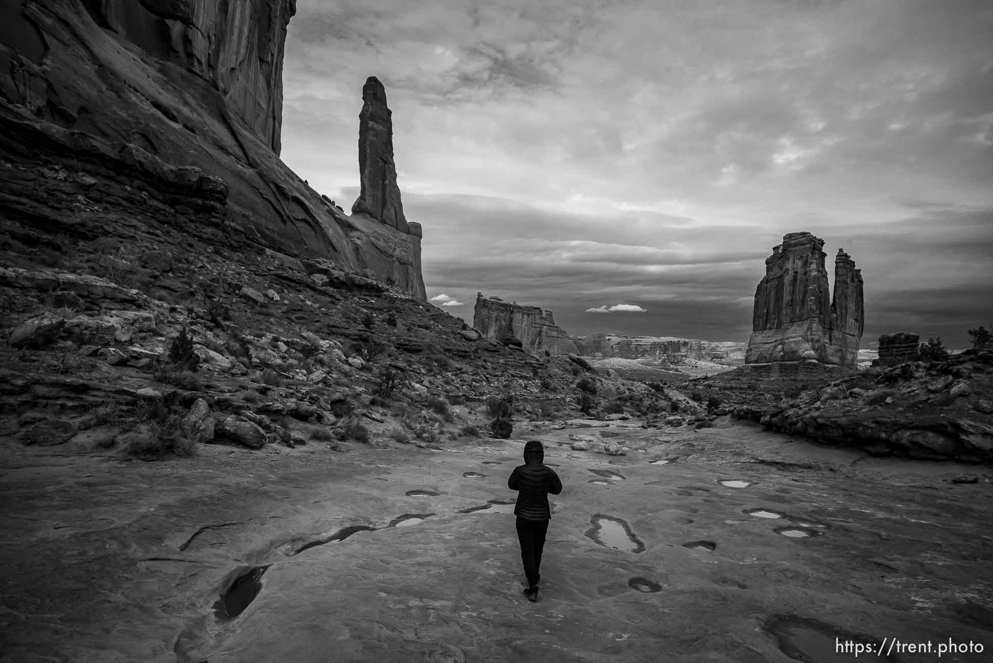 Laura Nelson  park avenue, arches national park, on Sunday, Jan. 1, 2023.