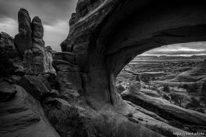 tower arch, arches national park, on Sunday, Jan. 1, 2023.