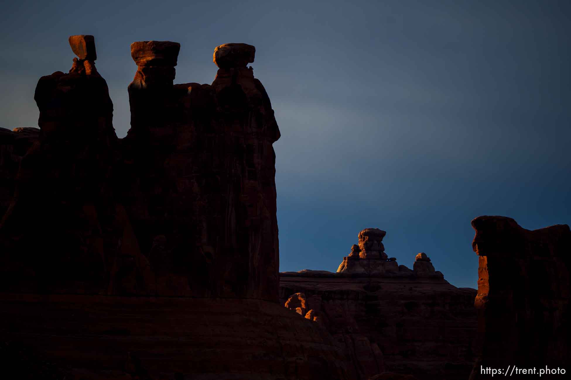 arches national park, on Tuesday, Jan. 3, 2023.