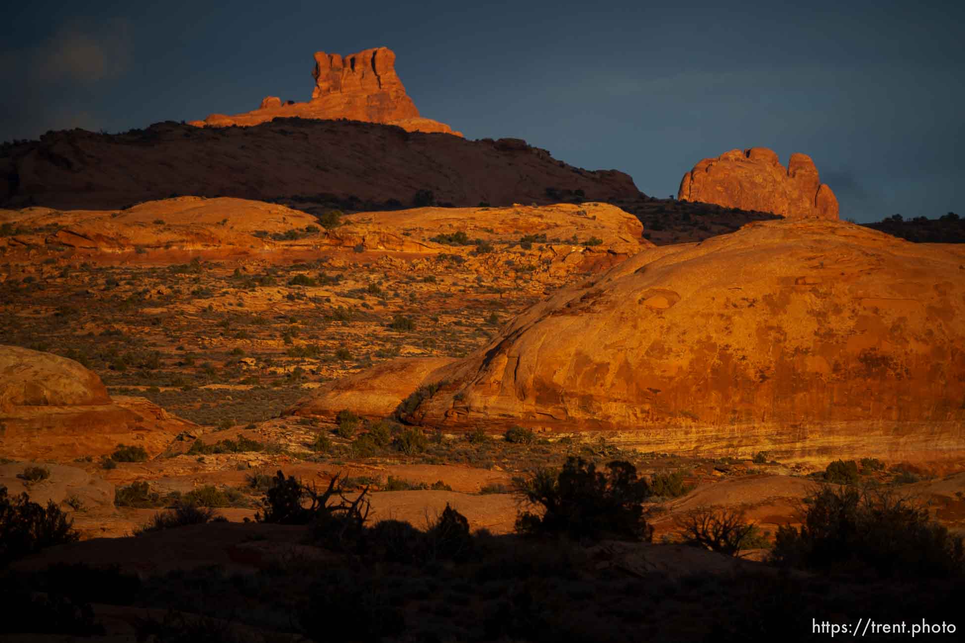 arches national park, on Tuesday, Jan. 3, 2023.