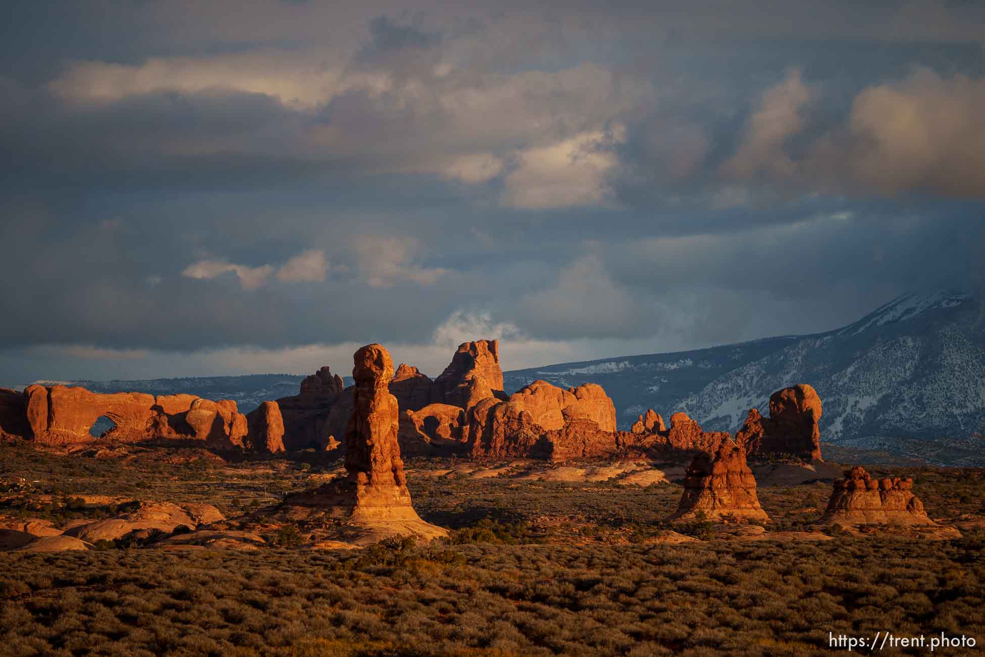 arches national park, on Tuesday, Jan. 3, 2023.