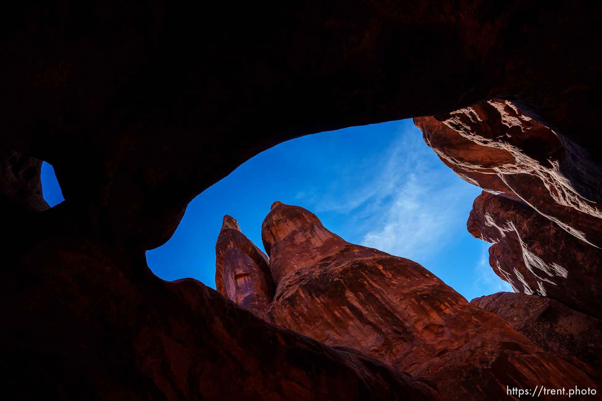 fiery furnace, arches national park, on Wednesday, Jan. 4, 2023.