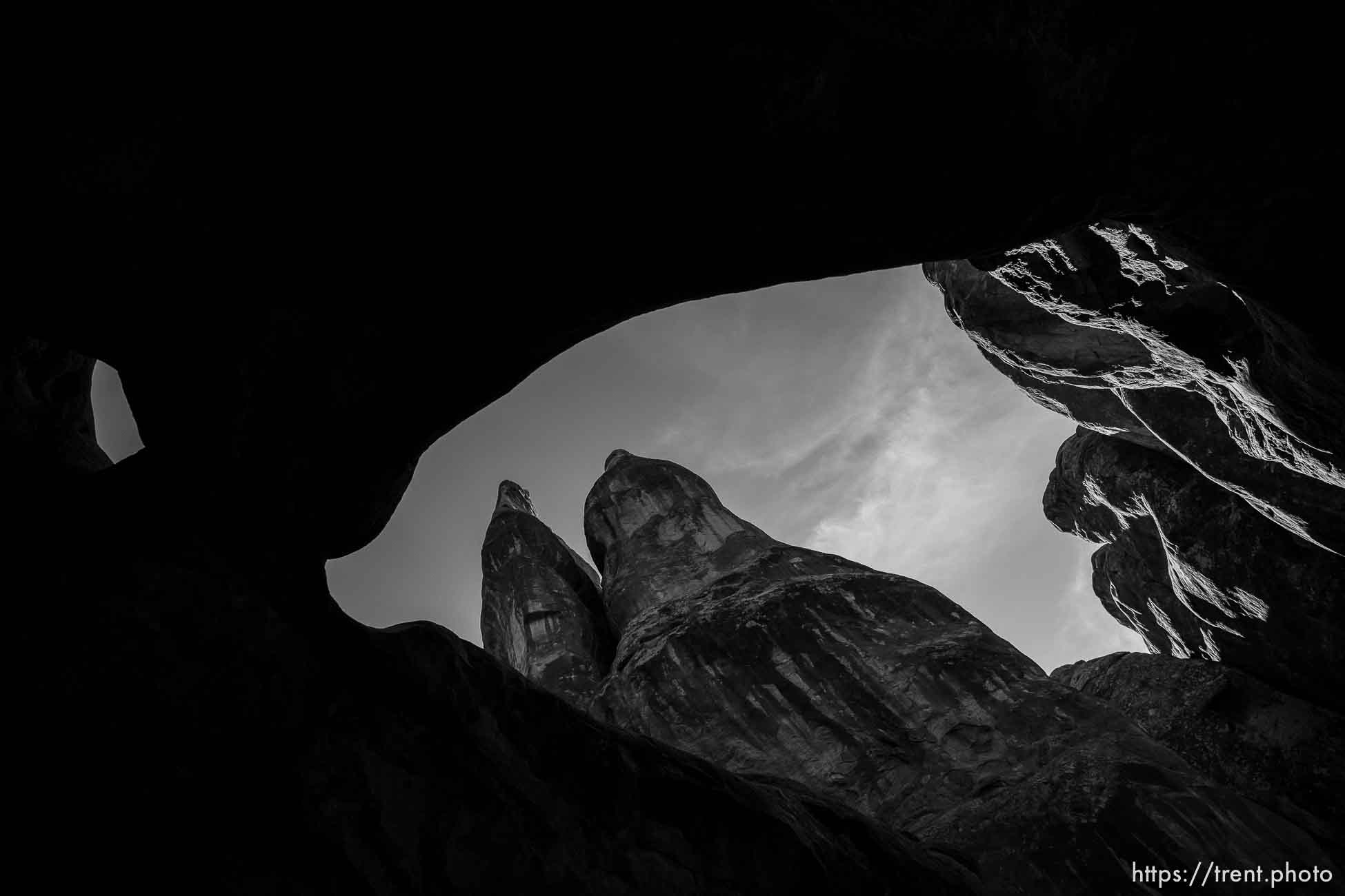 fiery furnace, arches national park, on Wednesday, Jan. 4, 2023.