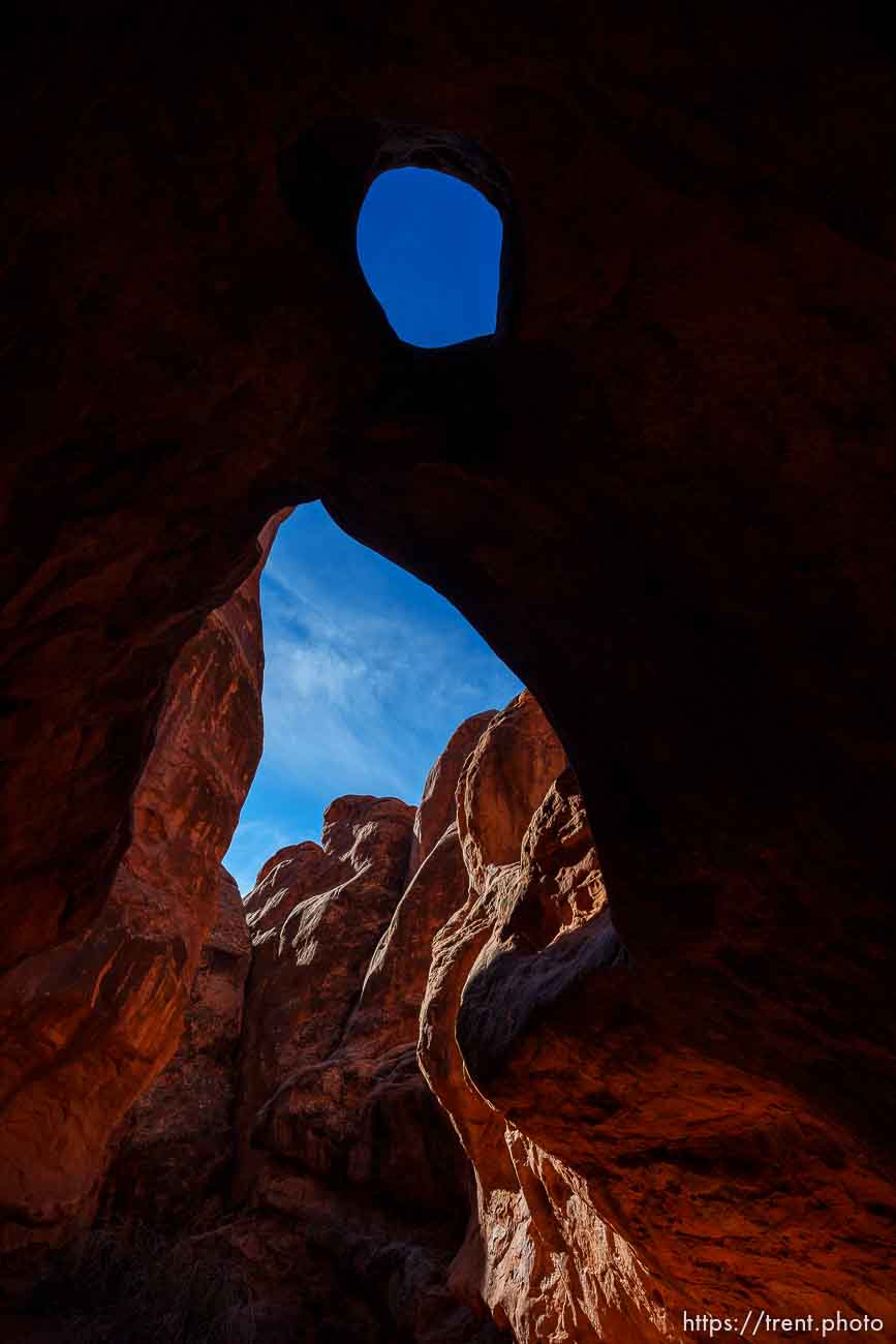 fiery furnace, arches national park, on Wednesday, Jan. 4, 2023.