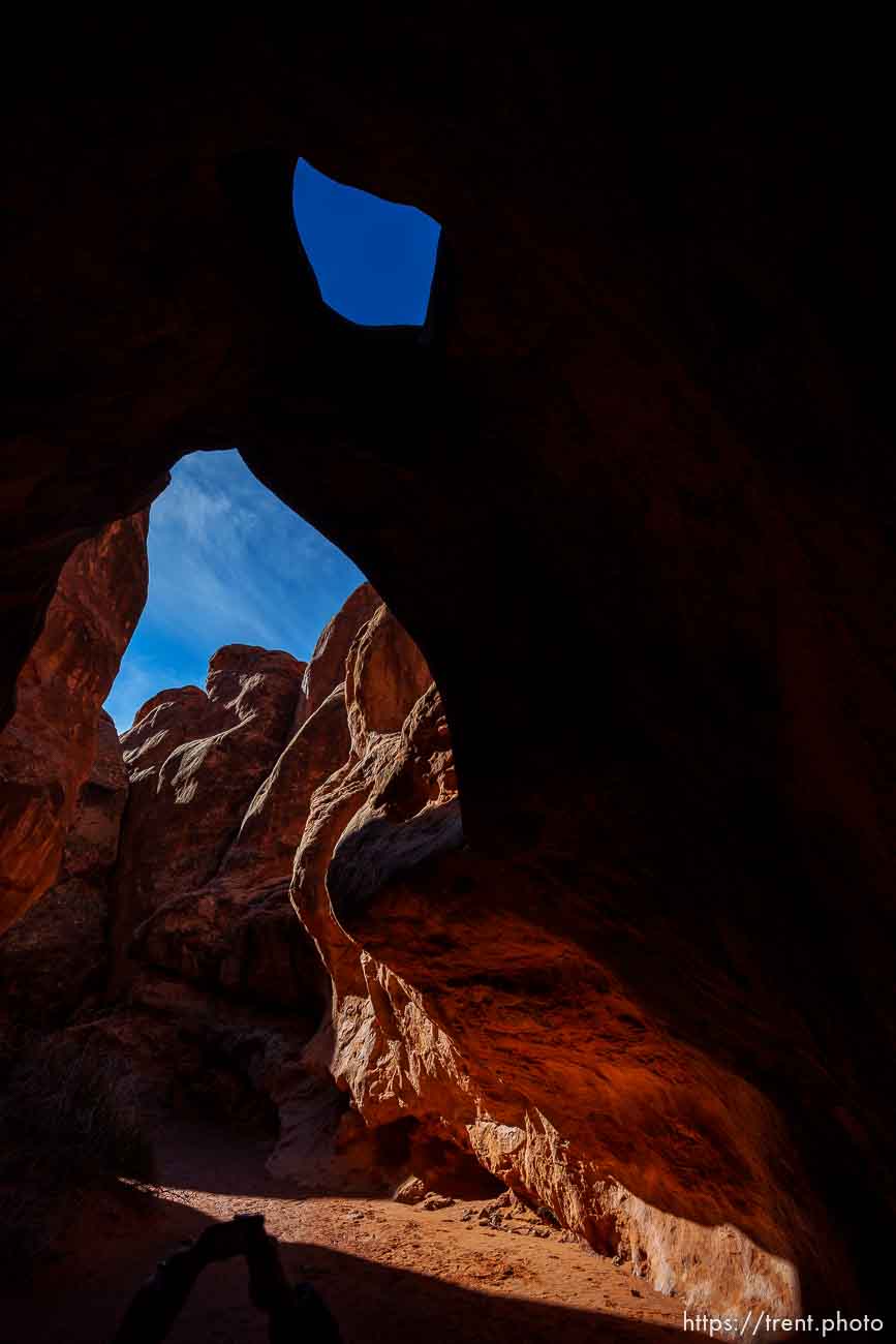 fiery furnace, arches national park, on Wednesday, Jan. 4, 2023.