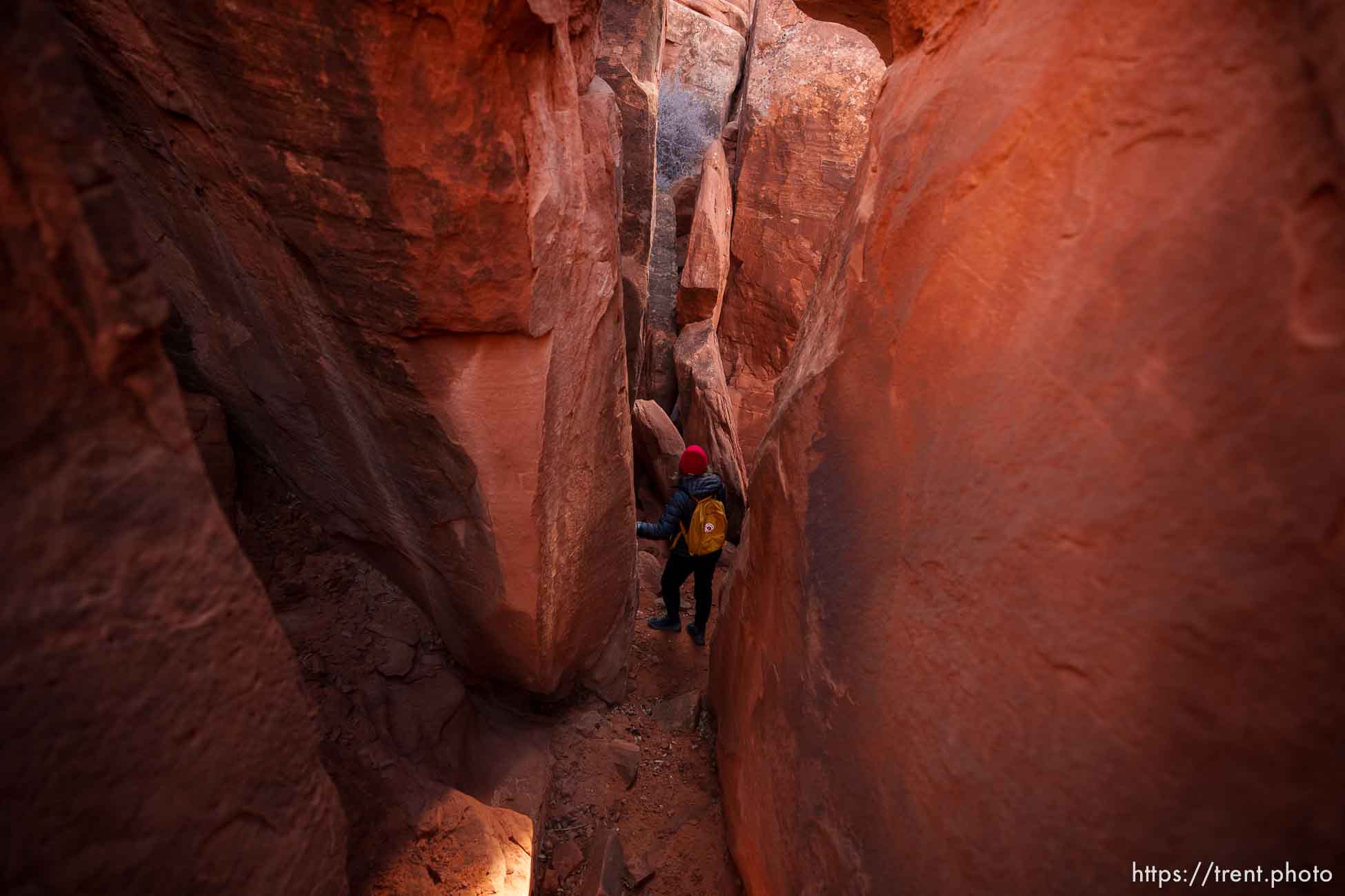 Laura Nelson fiery furnace, arches national park, on Wednesday, Jan. 4, 2023.