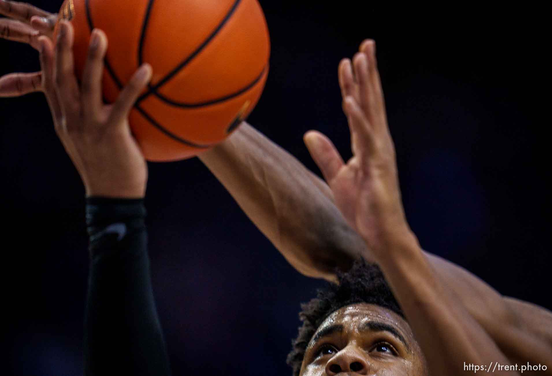 (Trent Nelson  |  The Salt Lake Tribune) Gonzaga Bulldogs guard Malachi Smith (13) as BYU hosts Gonzaga, NCAA basketball in Provo on Thursday, Jan. 12, 2023.