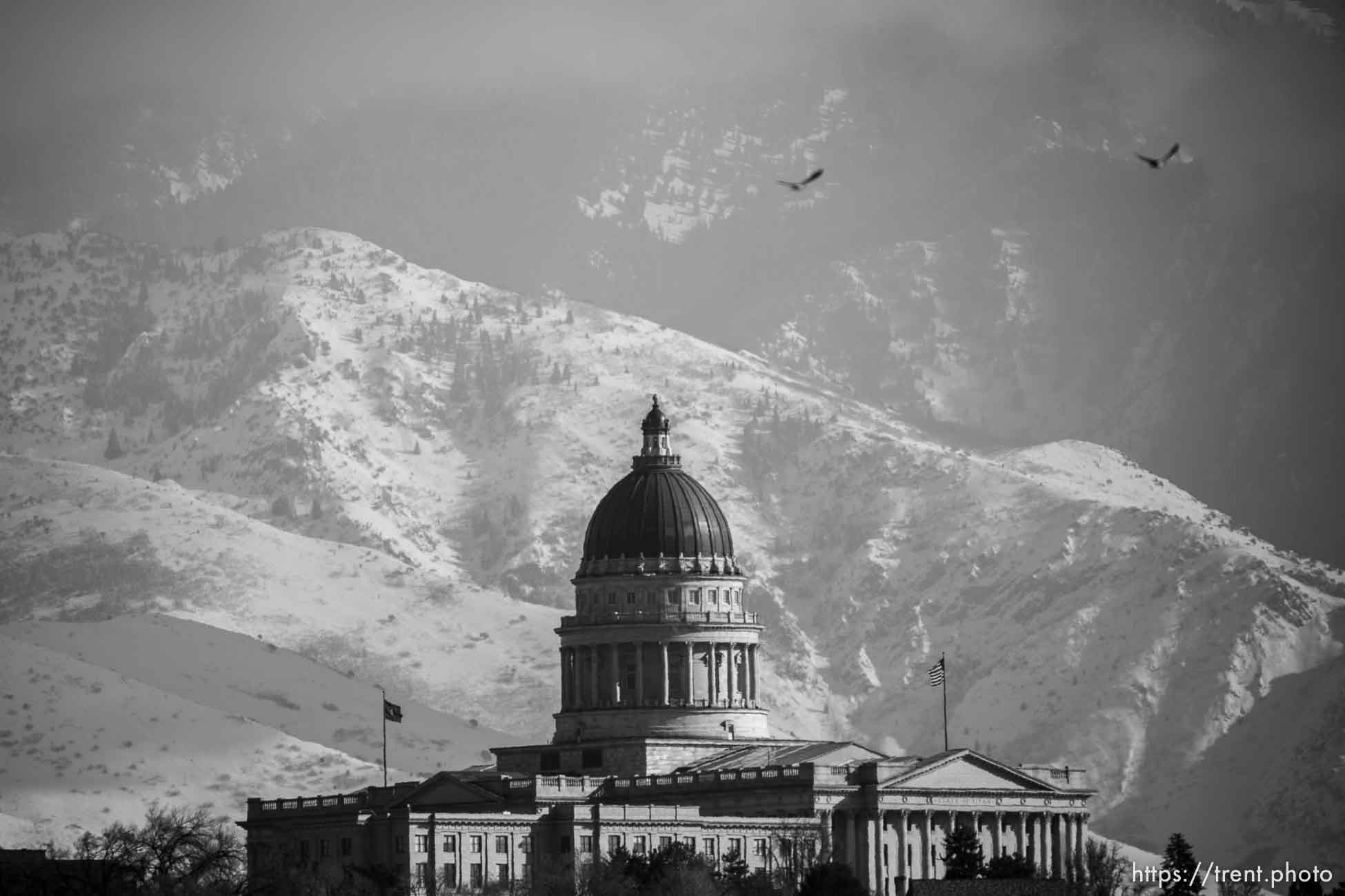 (Trent Nelson  |  The Salt Lake Tribune) The Capitol building in Salt Lake City on Tuesday, Feb. 7, 2023.
