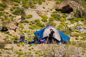 homeless camps at the mountain, on Wednesday, April 26, 2023.