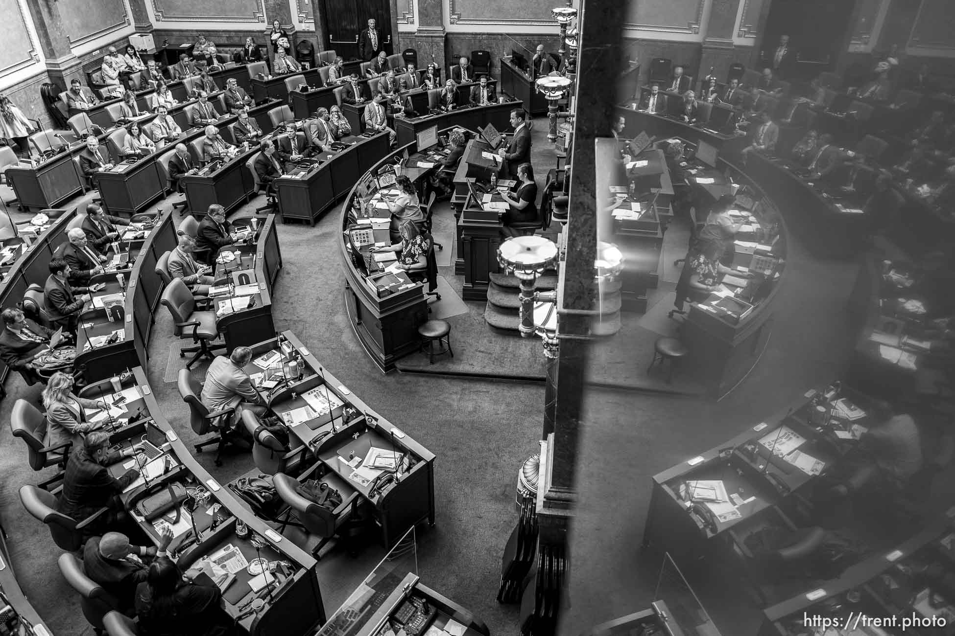 (Trent Nelson  |  The Salt Lake Tribune) Representatives during a special legislative session in Salt Lake City on Wednesday, May 17, 2023.