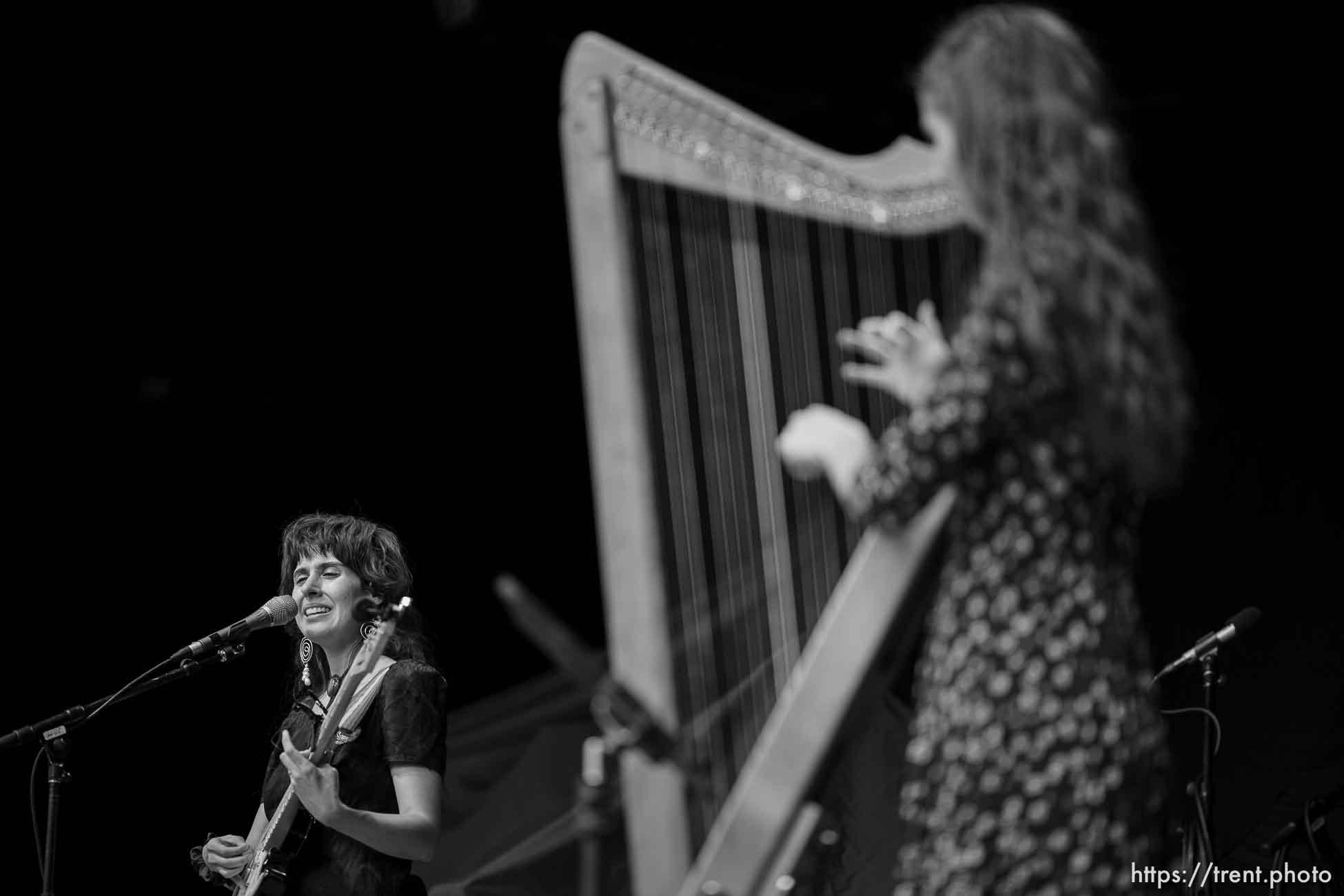 (Trent Nelson  |  The Salt Lake Tribune) Little Moon performs at the Twilight Concert Series in Salt Lake City on Friday, June 2, 2023.