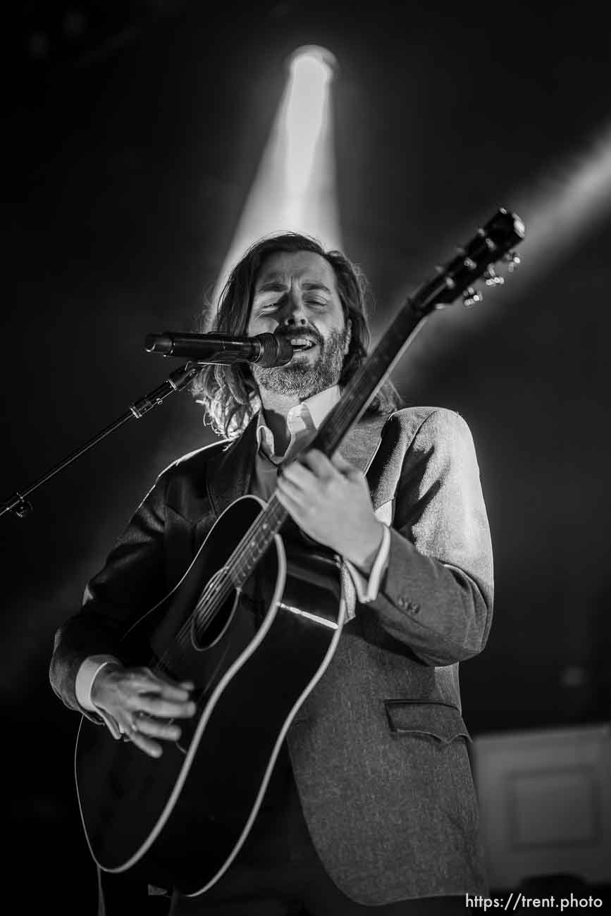 (Trent Nelson  |  The Salt Lake Tribune) Lord Huron performs at the Twilight Concert Series in Salt Lake City on Friday, June 2, 2023.