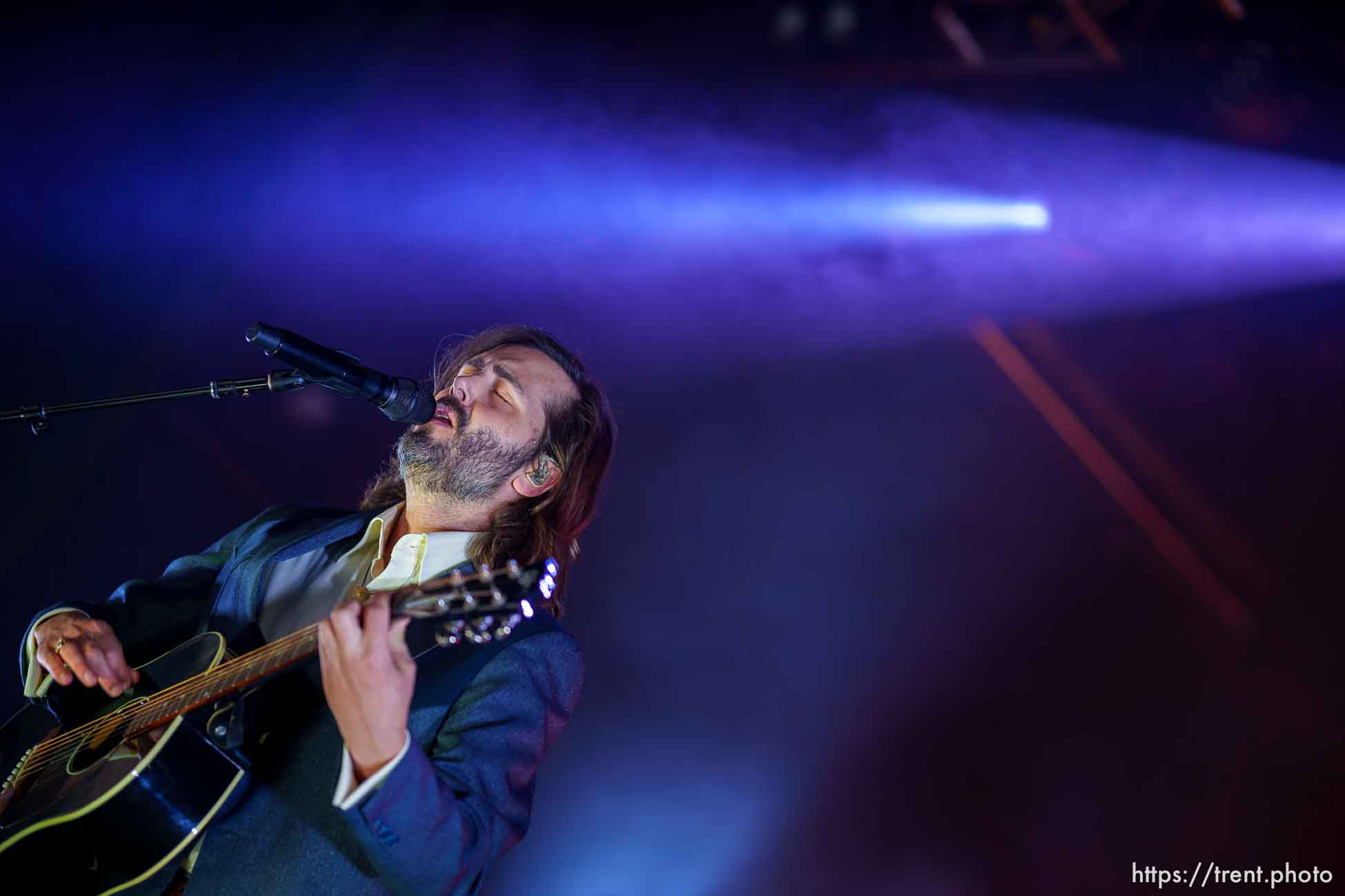 (Trent Nelson  |  The Salt Lake Tribune) Lord Huron performs at the Twilight Concert Series in Salt Lake City on Friday, June 2, 2023.