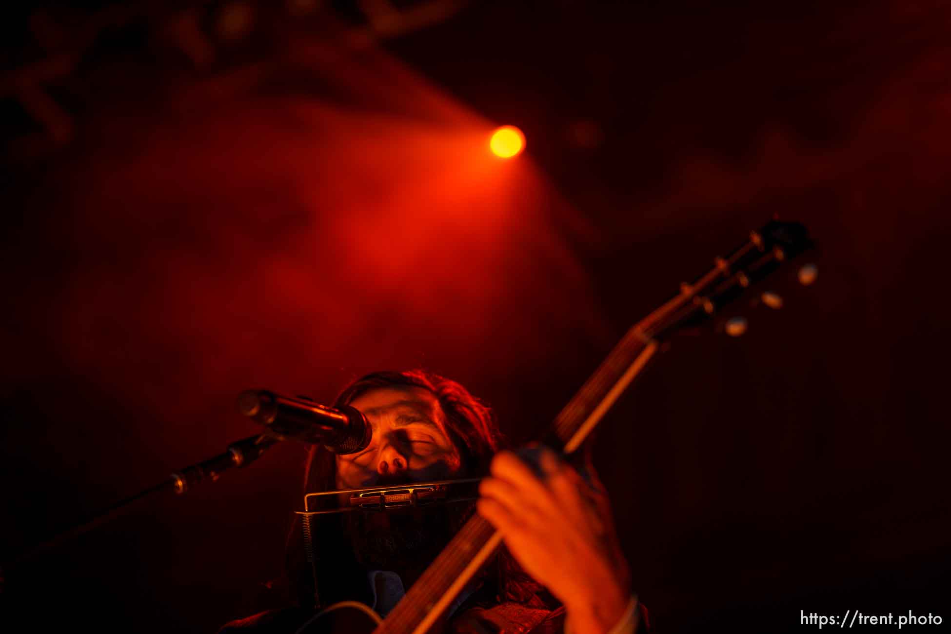 (Trent Nelson  |  The Salt Lake Tribune) Lord Huron performs at the Twilight Concert Series in Salt Lake City on Friday, June 2, 2023.