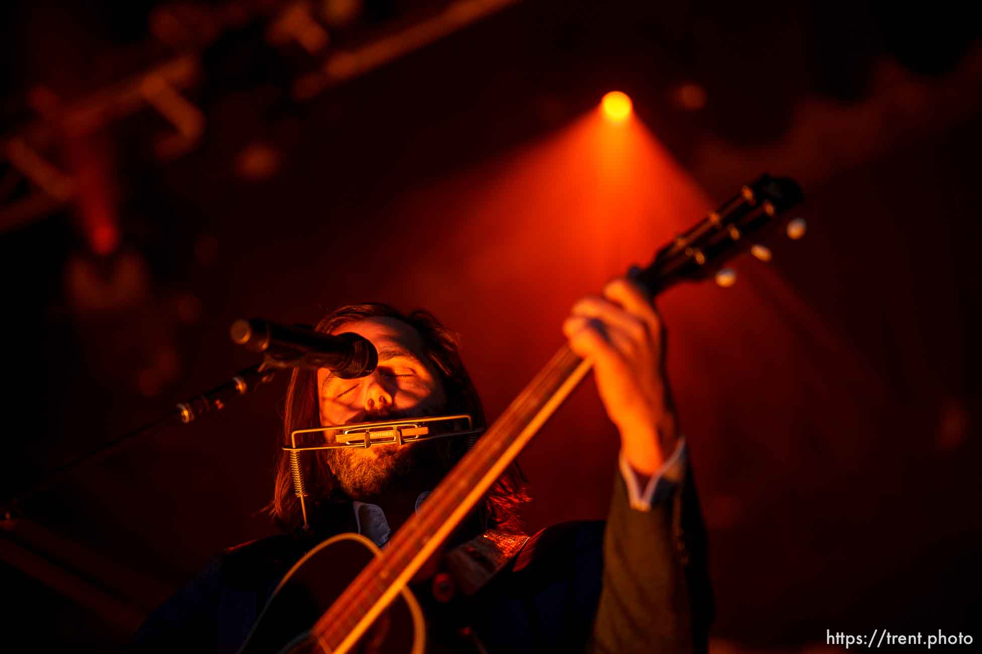 (Trent Nelson  |  The Salt Lake Tribune) Lord Huron performs at the Twilight Concert Series in Salt Lake City on Friday, June 2, 2023.