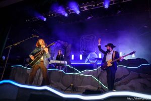 (Trent Nelson  |  The Salt Lake Tribune) Lord Huron performs at the Twilight Concert Series in Salt Lake City on Friday, June 2, 2023.