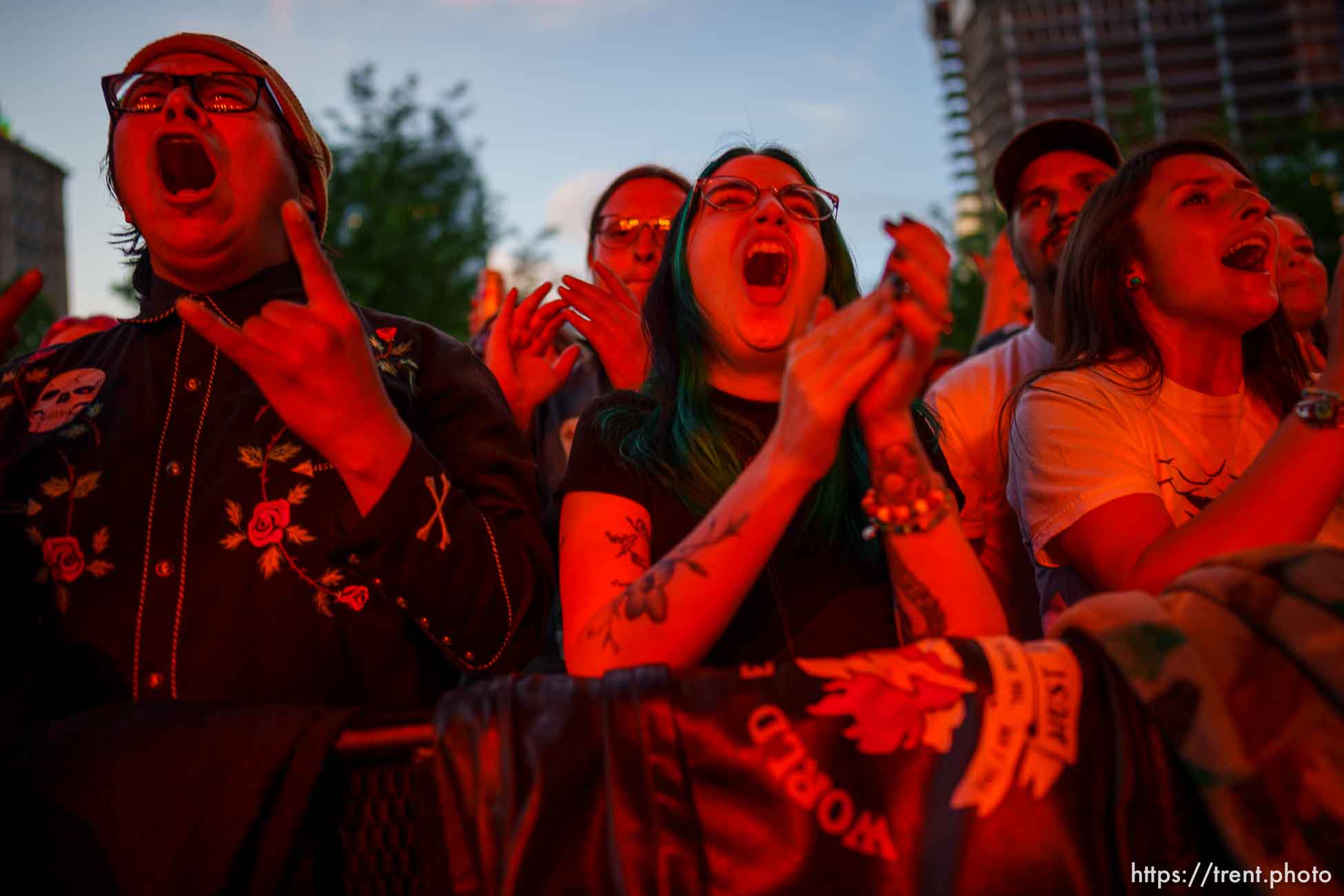 (Trent Nelson  |  The Salt Lake Tribune) Lord Huron performs at the Twilight Concert Series in Salt Lake City on Friday, June 2, 2023.