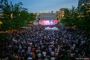 (Trent Nelson  |  The Salt Lake Tribune) Lord Huron performs at the Twilight Concert Series in Salt Lake City on Friday, June 2, 2023.