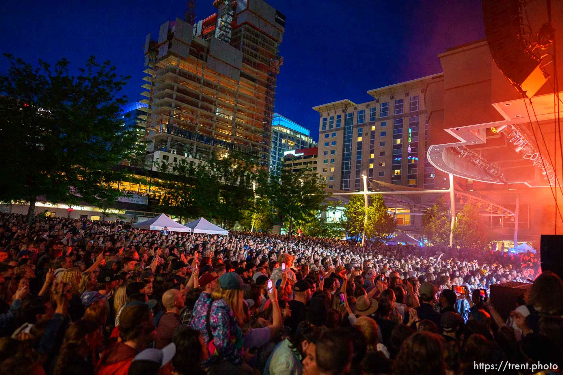 (Trent Nelson  |  The Salt Lake Tribune) Lord Huron performs at the Twilight Concert Series in Salt Lake City on Friday, June 2, 2023.