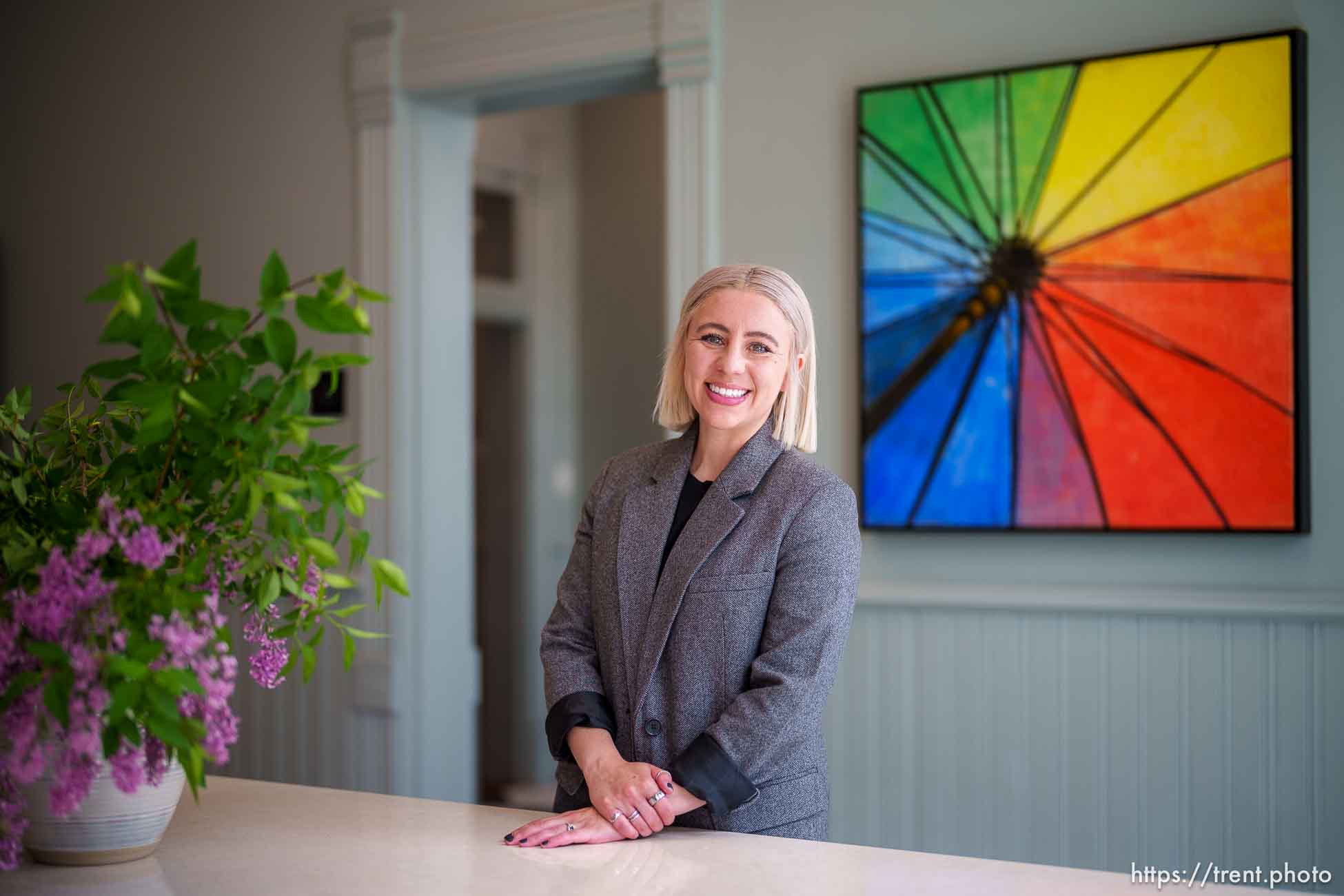 (Trent Nelson  |  The Salt Lake Tribune) Executive director Jordan Sgro at Encircle's new Heber City location on Thursday, June 8, 2023.