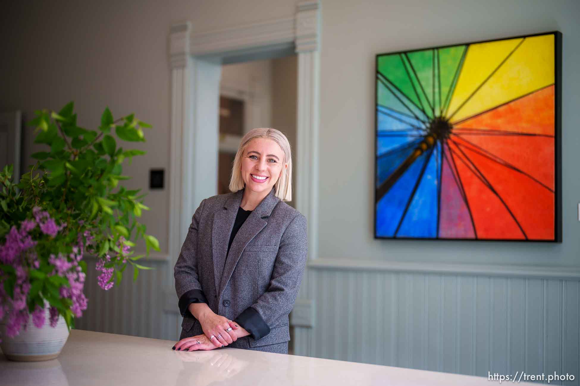 (Trent Nelson  |  The Salt Lake Tribune) Executive director Jordan Sgro at Encircle's new Heber City location on Thursday, June 8, 2023.