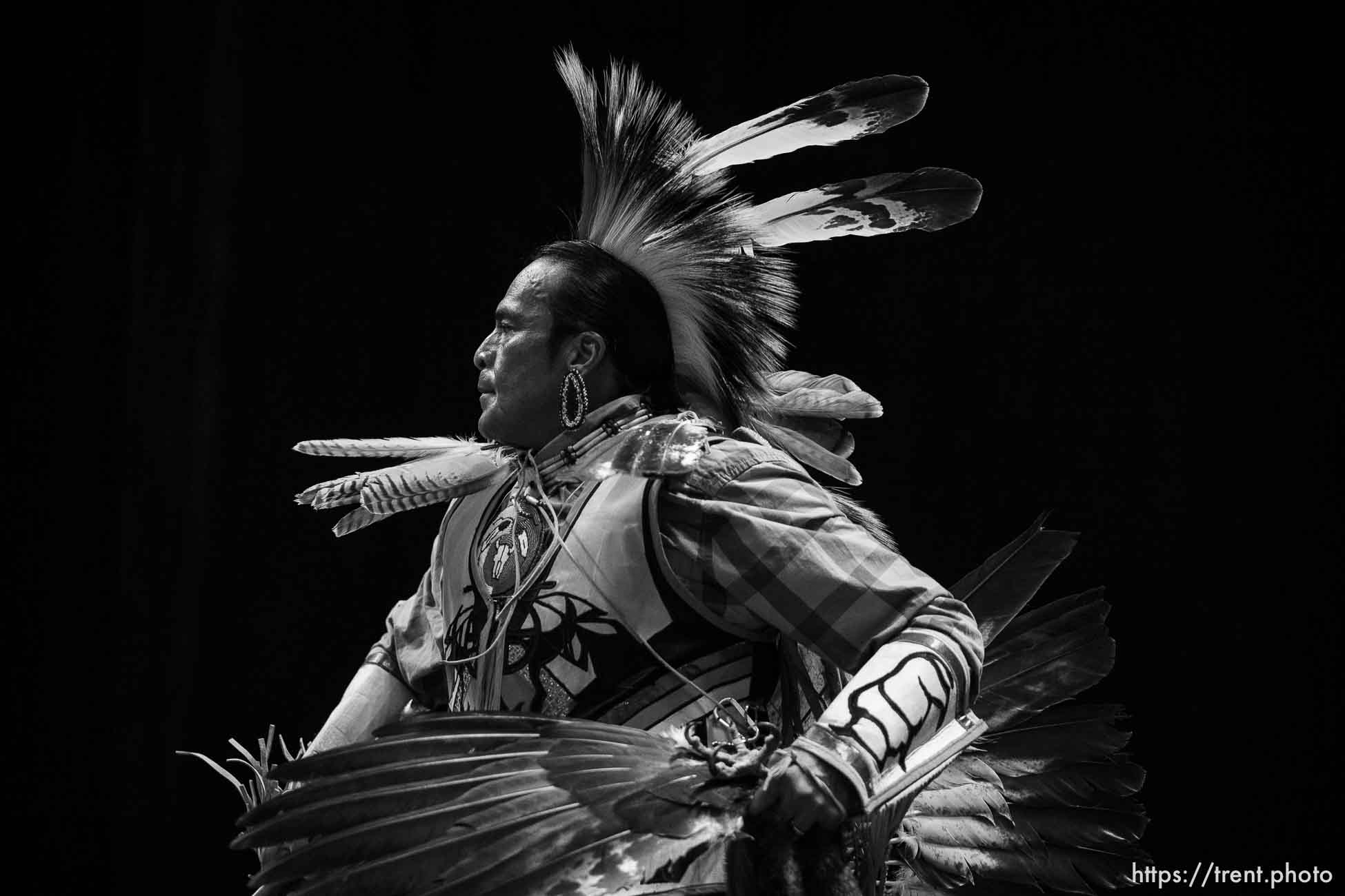 (Trent Nelson  |  The Salt Lake Tribune) Tonka Chee performs at Highland High School's graduation in Salt Lake City on Friday, June 9, 2023.