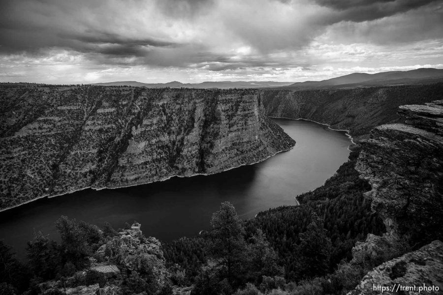 (Trent Nelson  |  The Salt Lake Tribune) The Green River flows through Red Canyon and Flaming Gorge on Tuesday, June 20, 2023.