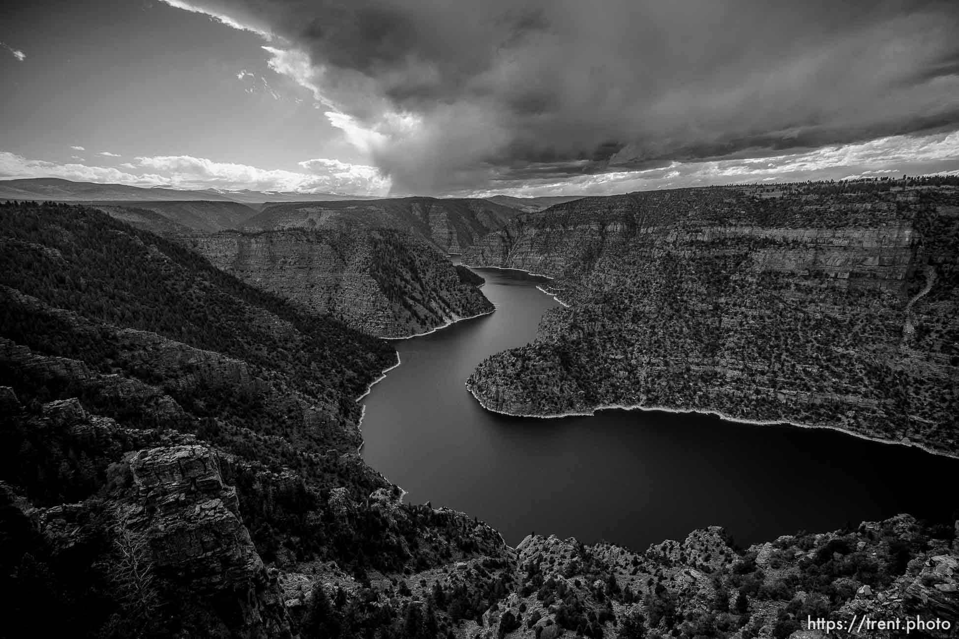 (Trent Nelson  |  The Salt Lake Tribune) The Green River flows through Red Canyon and Flaming Gorge on Tuesday, June 20, 2023.