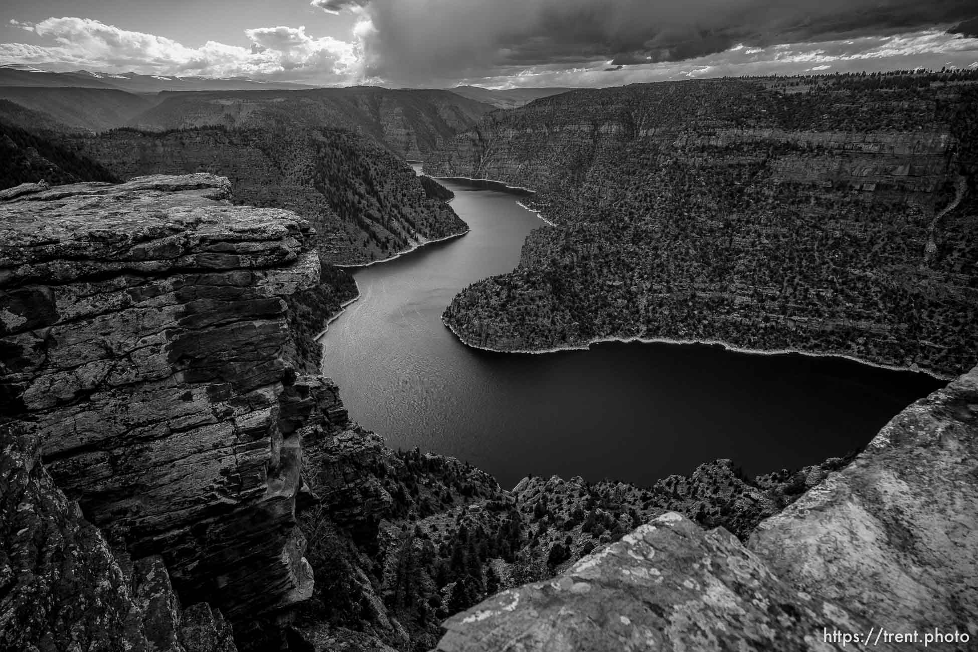 (Trent Nelson  |  The Salt Lake Tribune) The Green River flows through Red Canyon and Flaming Gorge on Tuesday, June 20, 2023.