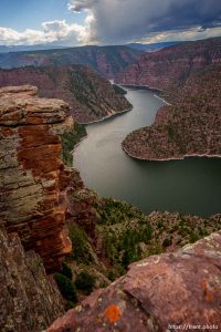 (Trent Nelson  |  The Salt Lake Tribune) The Green River flows through Red Canyon and Flaming Gorge on Tuesday, June 20, 2023.