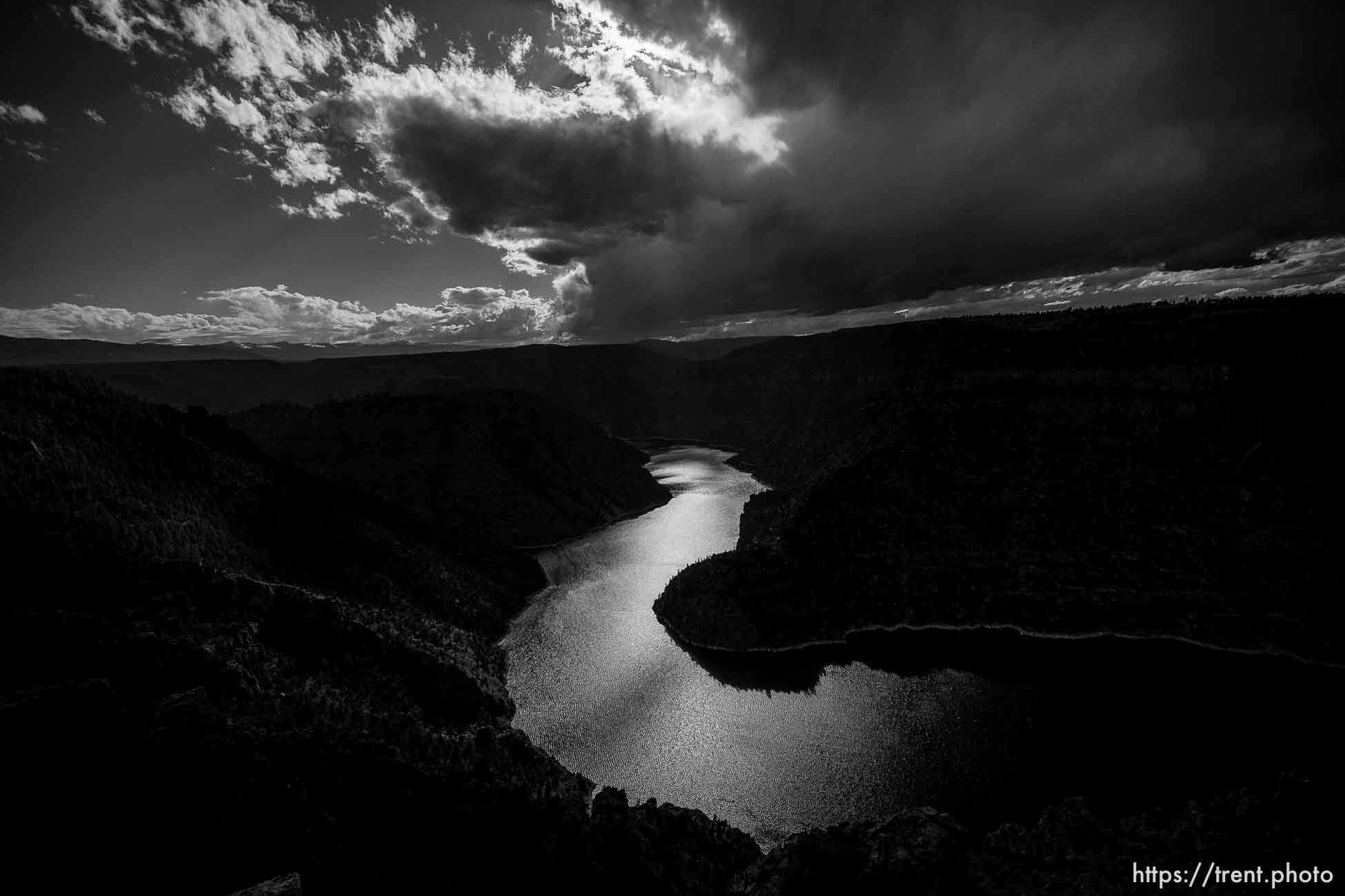 (Trent Nelson  |  The Salt Lake Tribune) The Green River flows through Red Canyon and Flaming Gorge on Tuesday, June 20, 2023.