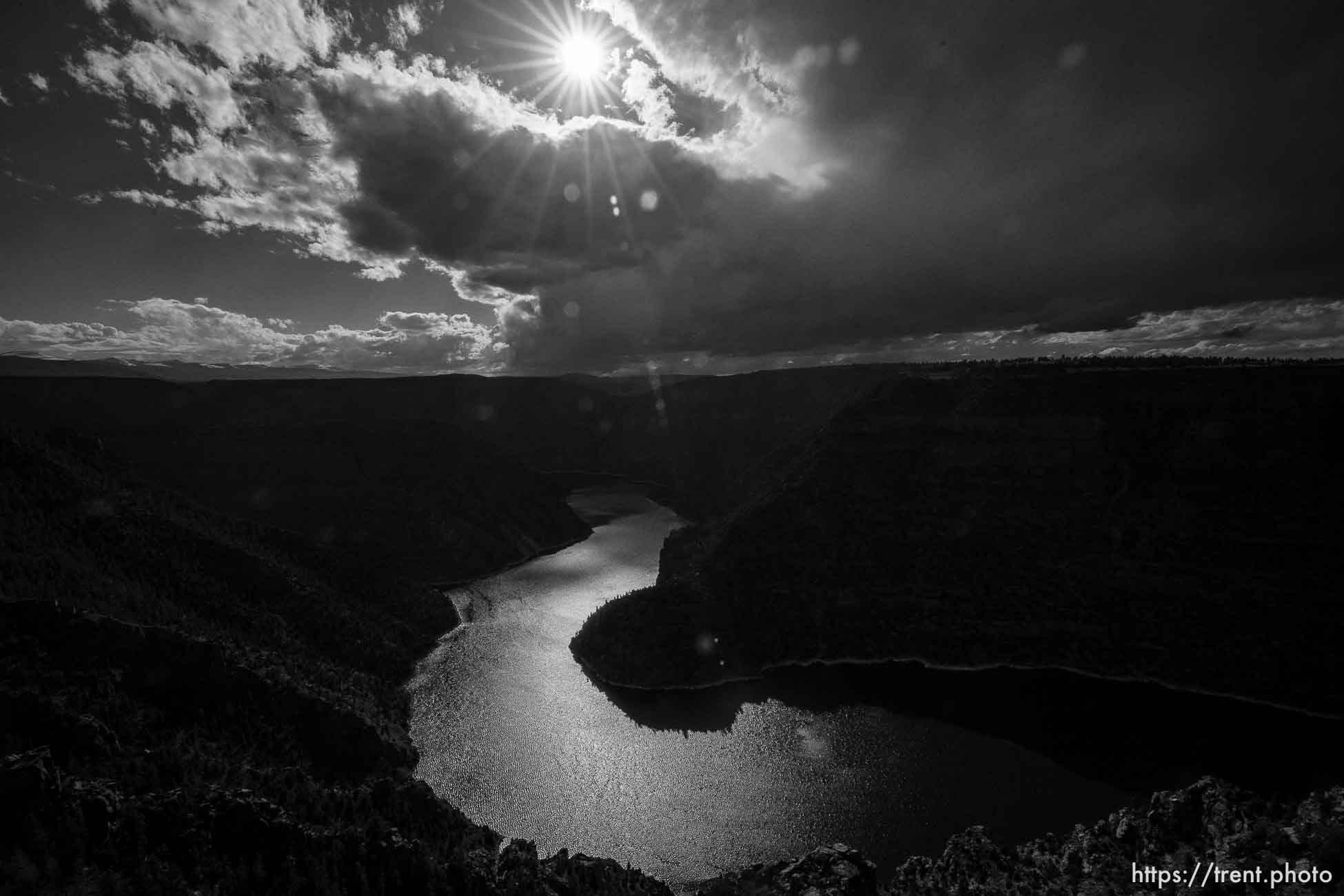 (Trent Nelson  |  The Salt Lake Tribune) The Green River flows through Red Canyon and Flaming Gorge on Tuesday, June 20, 2023.