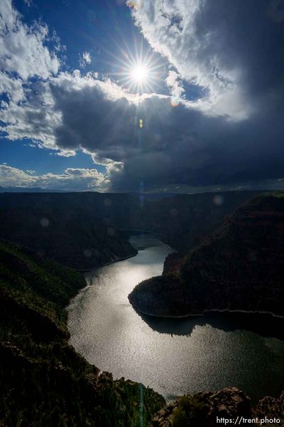 (Trent Nelson  |  The Salt Lake Tribune) The Green River flows through Red Canyon and Flaming Gorge on Tuesday, June 20, 2023.