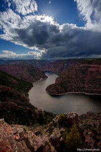 (Trent Nelson  |  The Salt Lake Tribune) The Green River flows through Red Canyon and Flaming Gorge on Tuesday, June 20, 2023.