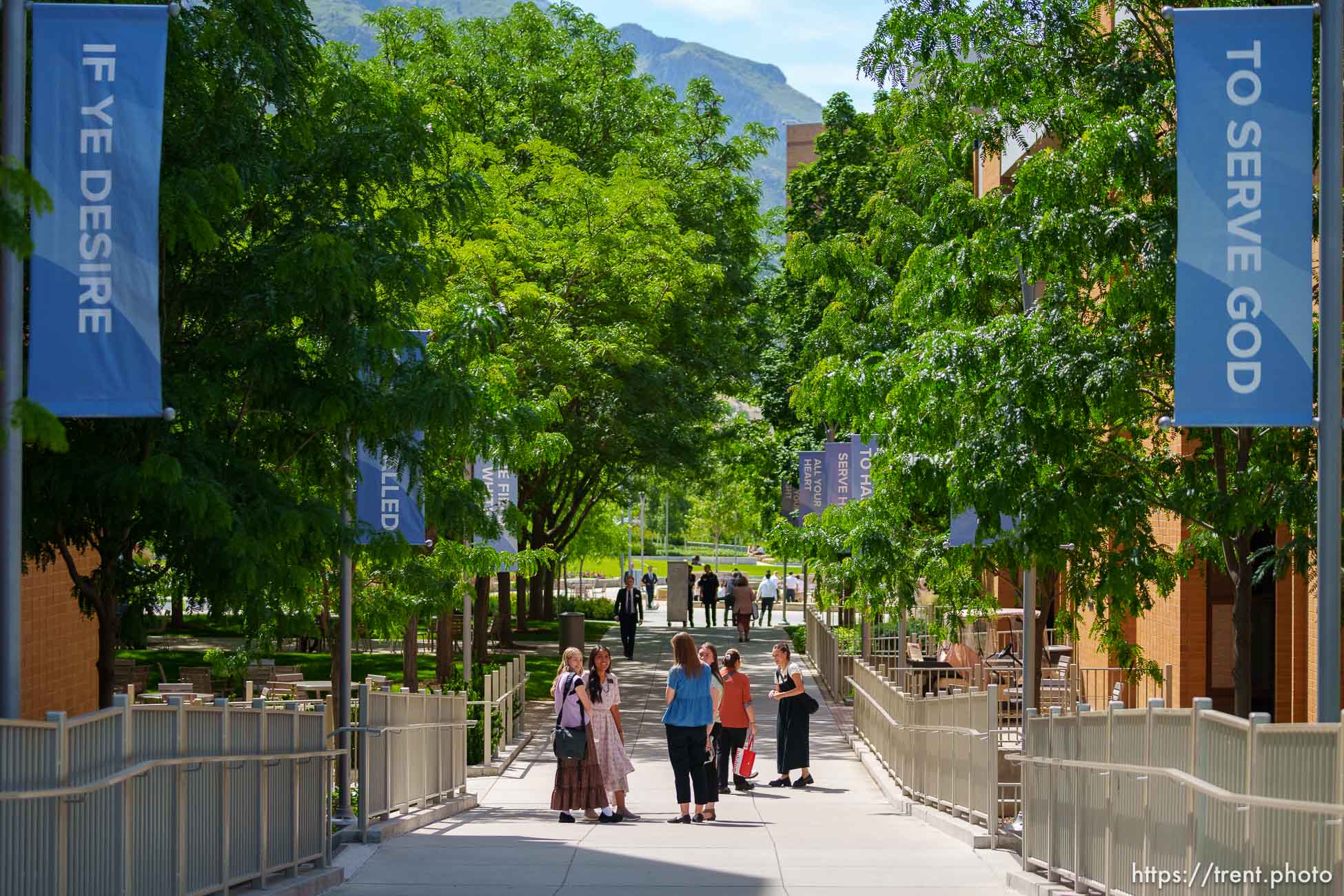 (Trent Nelson  |  The Salt Lake Tribune) Missionaries at the Missionary Training Center in Provo on Thursday, June 22, 2023.