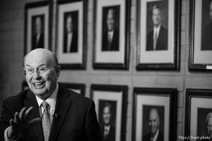 (Trent Nelson  |  The Salt Lake Tribune) LDS apostle Quentin L. Cook at the Missionary Training Center in Provo on Thursday, June 22, 2023.