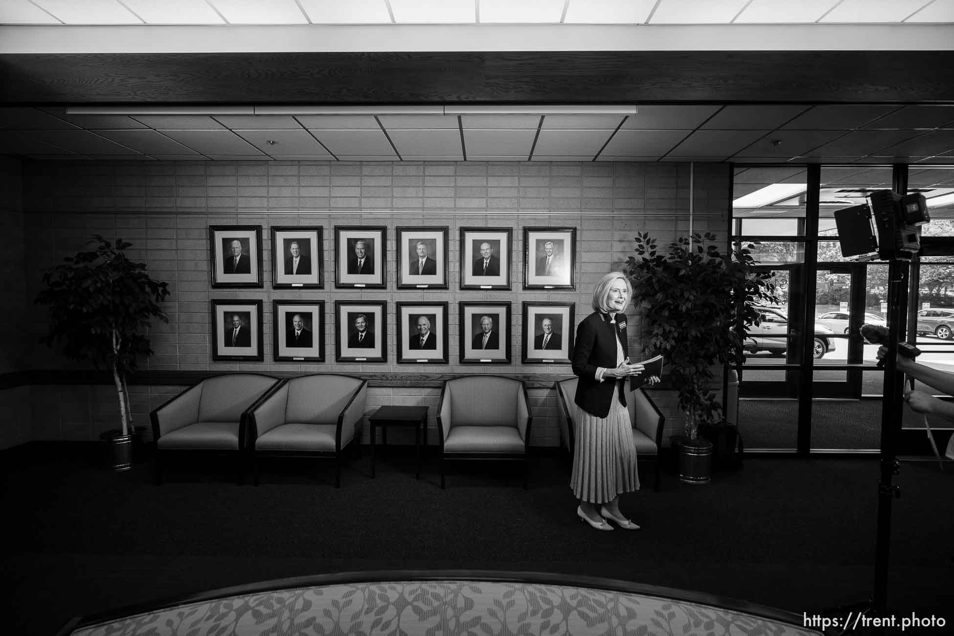 (Trent Nelson  |  The Salt Lake Tribune) President Bonnie H. Cordon at the Missionary Training Center in Provo on Thursday, June 22, 2023.