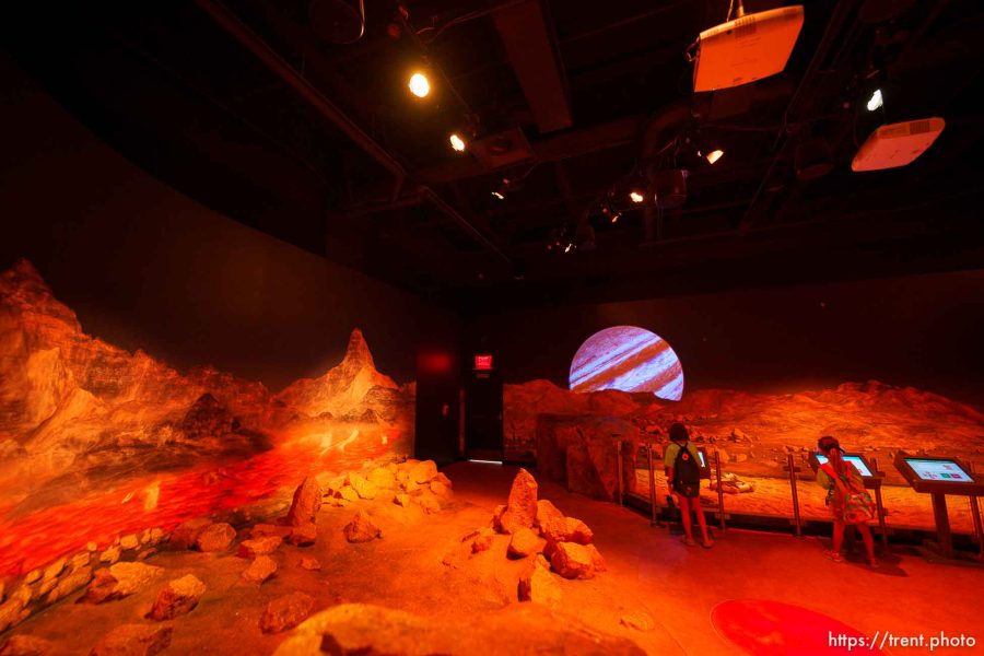 (Trent Nelson  |  The Salt Lake Tribune) Clark Planetarium in Salt Lake City on Tuesday, July 18, 2023.