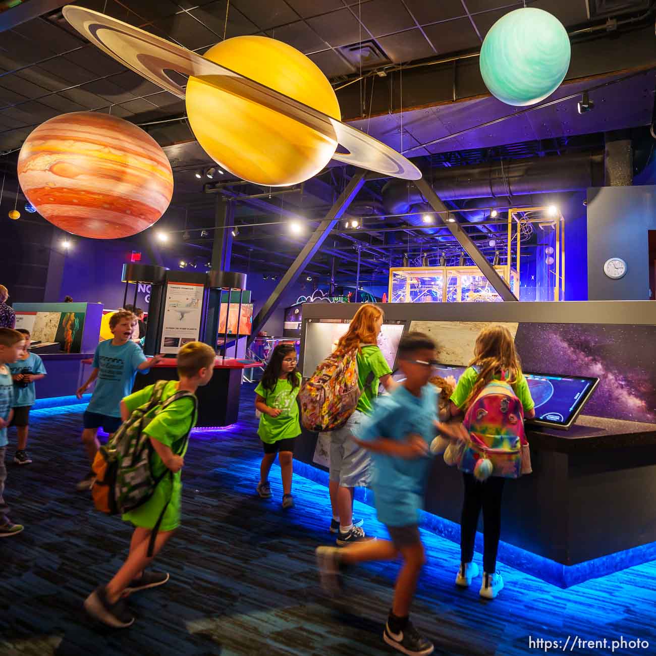 (Trent Nelson  |  The Salt Lake Tribune) Clark Planetarium in Salt Lake City on Tuesday, July 18, 2023.