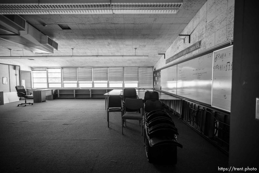 (Trent Nelson  |  The Salt Lake Tribune) A classroom at the former Rosslyn Heights Elementary, in Salt Lake City on Tuesday, July 25, 2023.