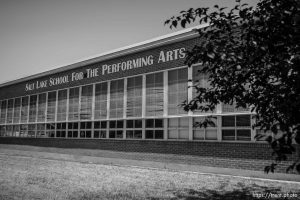 (Trent Nelson  |  The Salt Lake Tribune) The former Rosslyn Heights Elementary, in Salt Lake City on Tuesday, July 25, 2023.