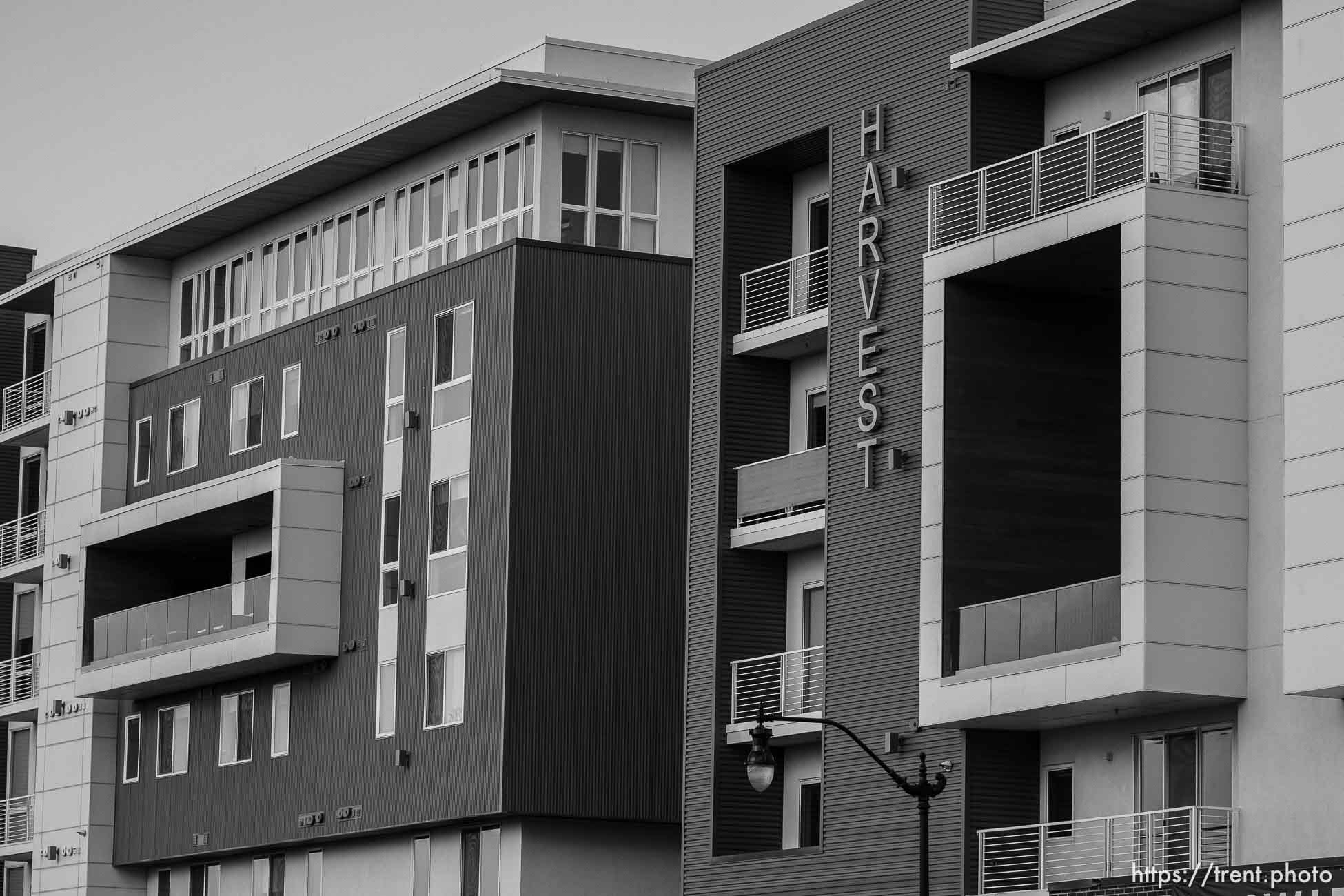 (Trent Nelson  |  The Salt Lake Tribune) Harvest Apartments in Salt Lake City on Wednesday, Aug. 23, 2023.