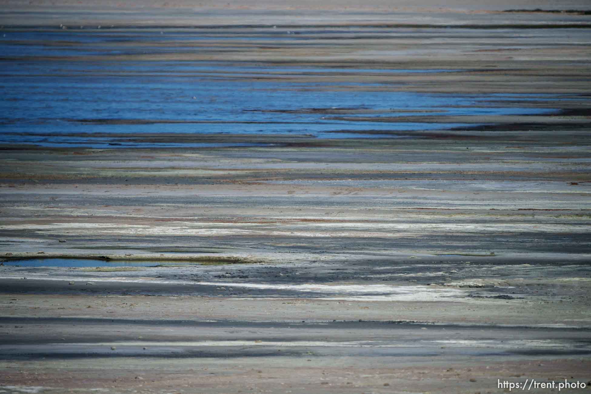 (Trent Nelson  |  The Salt Lake Tribune) The shore of the Great Salt Lake on Saturday, Sept. 16, 2023.