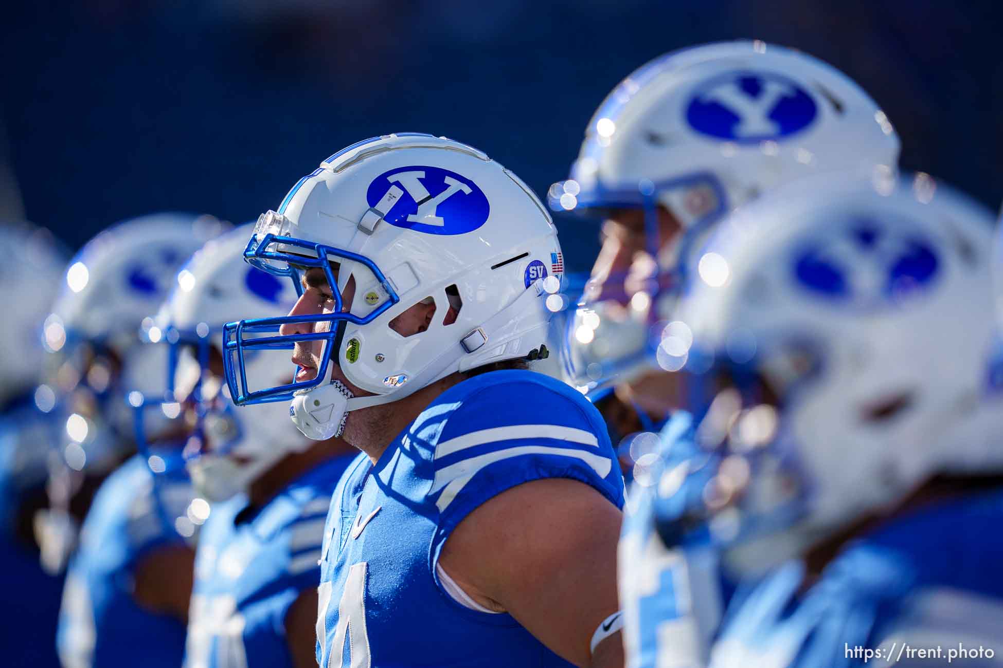 (Trent Nelson  |  The Salt Lake Tribune) BYU hosts Texas Tech, NCAA football in Provo on Saturday, Oct. 21, 2023.